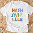 お土産 From Nashville Tn Trip Guitar Music City ナッシュビル 長袖tシャツ Tシャツ 高齢者への贈り物