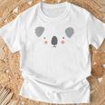 かわいいコアラ顔ハロウィンコスチューム Tシャツ 高齢者への贈り物