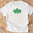 かわいい赤いイチゴ、イチゴ、フルーツ愛好家アートバック。 Tシャツ 高齢者への贈り物
