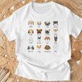 かわいい面白い犬種 Tシャツ 高齢者への贈り物