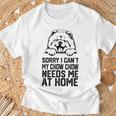 ごめんなさい、チャウチャウには家に私が必要です、チャウチャウのお父さん Tシャツ 高齢者への贈り物