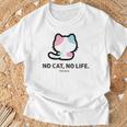 びーえするるる【Bsテレ東公式】No Cat No Life（10色） Tシャツ 高齢者への贈り物