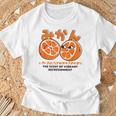 みかん柑橘 鮮やかな爽快感 日本語漢字付き Tシャツ 高齢者への贈り物