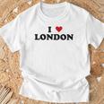 アイハートイギリスシティ-アイラブロンドン Tシャツ 高齢者への贈り物