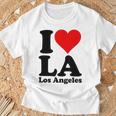 アイラブハートラロサンゼルスカリフォルニア Tシャツ 高齢者への贈り物