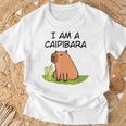 アイ・アム・ア・カイピバラ～カイピリーニャ・カクテル好きのカピバラ～ Tシャツ 高齢者への贈り物