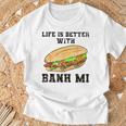 アジアンフード キッチン パン バゲット バインミー ベトナム ベトナム Tシャツ 高齢者への贈り物