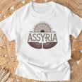 アッシリア 古代アッシリア帝国のシンボル Tシャツ 高齢者への贈り物