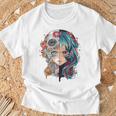 アニメ 漫画 モチーフ カラフル イラスト アニメ Tシャツ 高齢者への贈り物