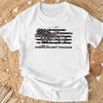 アメリカンダートトラッカー フラットトラックレーサー ダートトラック メンズ ボーイズ Tシャツ 高齢者への贈り物