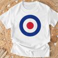 イギリス空軍の様式化されたラウンデル旗 Tシャツ 高齢者への贈り物
