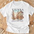ウィーン オーストリア 旅行 お土産 Meet Me Inienna Tシャツ 高齢者への贈り物