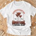 エスプレッソ・マティーニ・ソーシャル・クラブ・ウォッカ・コーヒー・ラバー・カクテル Tシャツ 高齢者への贈り物