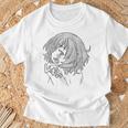 エッチ・アヘ顔 変態少女 快感顔tシャツ Playera Tシャツ 高齢者への贈り物