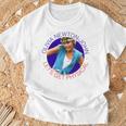 オリビア・ニュートンジョン レッツ・ゲット フィジカルサークル 写真 Tシャツ 高齢者への贈り物