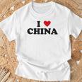 カントリー・ハート・プライド-ファニー・アイ・ラブ・チャイナ Tシャツ 高齢者への贈り物