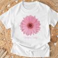ガーベラ デイジー 花 Tシャツ 高齢者への贈り物