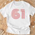 クールレトロライティングジャージ、背番号61 1961 Tシャツ 高齢者への贈り物