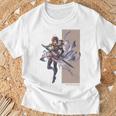 グランブルーファンタジーヴァーサス -ライジング- サンダルフォン 長袖tシャツ Tシャツ 高齢者への贈り物