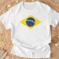 グリーン ブラジル国旗 サッカー ファン 男性 女性 男の子 女の子 キッズ Tシャツ 高齢者への贈り物