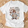 コーヒーノームコーヒーの後ろ向き綴りはeeffoc面白いです。 Tシャツ 高齢者への贈り物
