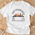 サンフランシスコ お土産 スカイライン サンフランシスコ メンズ レディース Tシャツ 高齢者への贈り物