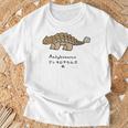 ジュラシック・ワールド Ankylosaurus Loose Illust Tシャツ 高齢者への贈り物