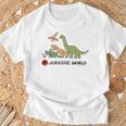 ジュラシック・ワールド Dinosaurs Loose Illust Tシャツ 高齢者への贈り物