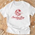 ストレンジャー・シングス サーファーボーイ ピザ 広告 サーフ デリバリー レトロ Tシャツ 高齢者への贈り物