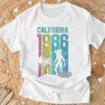 ストレンジャー・シングス デモゴルゴン カリフォルニア 1986年 ファン記念品 長袖tシャツ Tシャツ 高齢者への贈り物