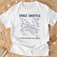 スペースシャトル レトロレイアウト ロケット科学者&宇宙飛行士用 Tシャツ 高齢者への贈り物