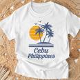 セブ フィリピン フィリピン ビーチ 観光 お土産 バケーション Tシャツ 高齢者への贈り物
