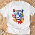 タイガー 動物 自然 動物園 抽象芸術 顔 虎 Tシャツ 高齢者への贈り物