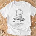 チャイコフスキー ロシアの作曲家 クラシック音楽 Tシャツ 高齢者への贈り物