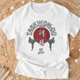 テコンドーサンライズ テコンドーファイター Tkdバックプリント Tシャツ 高齢者への贈り物