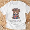 テディロイヤルベア 王様の戴冠式 ユニオンジャック・チャールズ Tシャツ 高齢者への贈り物