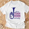 テナーホーンブラスバンドマーチングバンドおもしろ音楽 Alto Horn Or Tenor Horn Joke Tシャツ 高齢者への贈り物