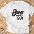 デヴィッド・ボウイ・ダイアモンド・ドッグス 1974 Tシャツ 高齢者への贈り物