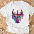 トリケラトプス 恐竜 グラフィック サングラス アートワーク トリケラトプス Tシャツ 高齢者への贈り物