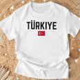 トルコ 旗 大 国旗 メンズ レディース キッズ トルコ Tシャツ 高齢者への贈り物