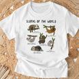 ナマケモノ 面白い動物 キュート ナマケモノ 恋人 ギフト Tシャツ 高齢者への贈り物