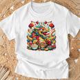 ニューイヤードラゴン ジョイフルドラゴン 旧正月のお祭り Tシャツ 高齢者への贈り物