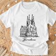 バルセロナ サグラダ ファミリア スペイン お土産 Tシャツ 高齢者への贈り物