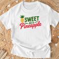 パイナップルのように甘い Tシャツ 高齢者への贈り物