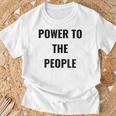 パワー・トゥ・ザ・ピープル Tシャツ 高齢者への贈り物