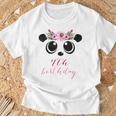 パンダガール 7歳の誕生日 I 7歳 パンダコスチューム ギフト Tシャツ 高齢者への贈り物