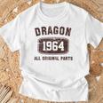 ビンテージドラゴン 1964年生まれの龍 Tシャツ 高齢者への贈り物