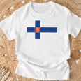 フィンランドtシャツ、フィンランド国旗、フィンランドの地図 メンズレディースキッズ Tシャツ 高齢者への贈り物