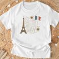 フランスの国旗 ヴィンテージ バスティーユの日 2019 パリ 1789 フランス 長袖tシャツ Tシャツ 高齢者への贈り物