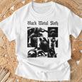 ブラックメタル ナマケモノ 笑える 邪悪 フェス バンド コンサート Metalloth Music Tシャツ 高齢者への贈り物